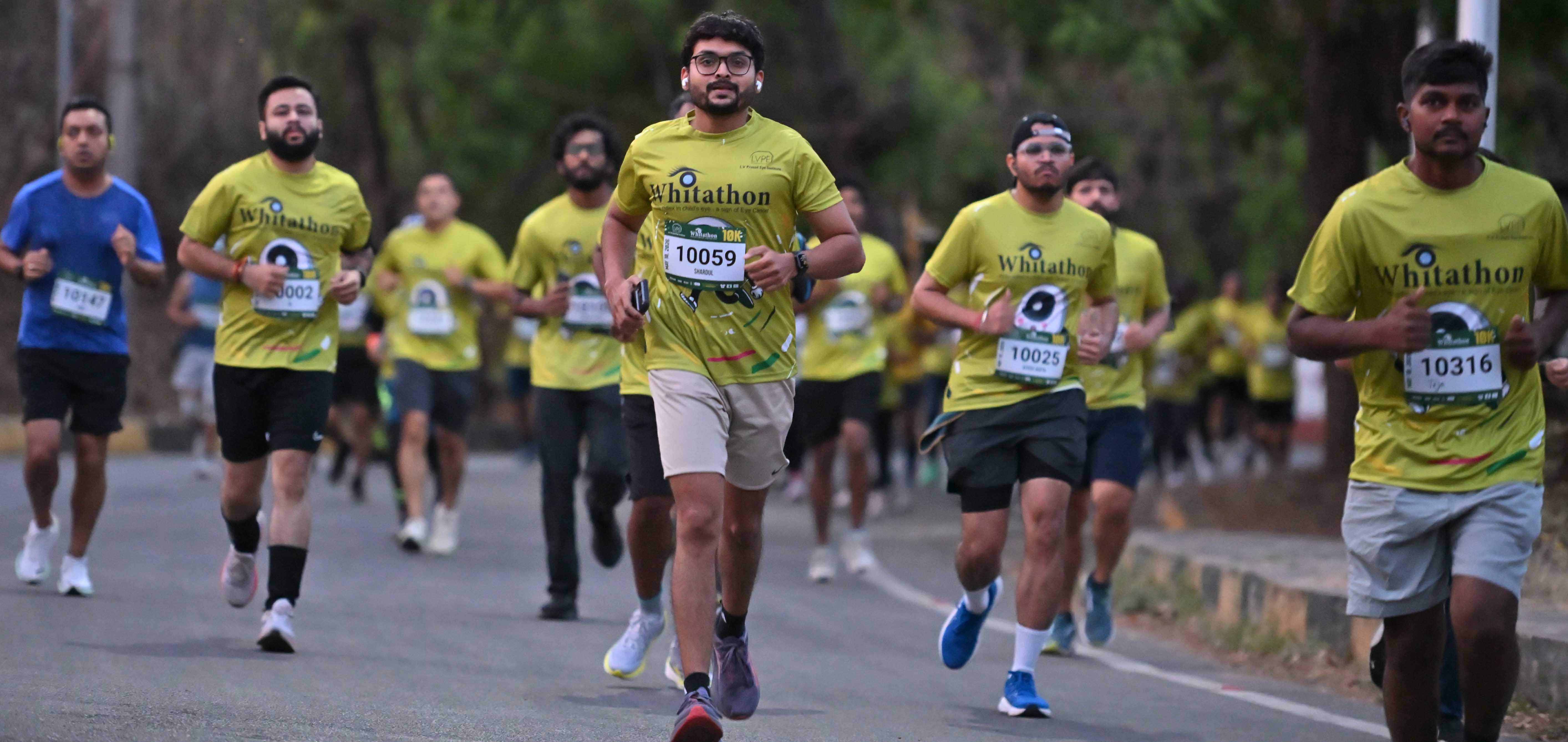 L V Prasad Eye Institute organises Whitathon Run, an annual cause-related awareness event